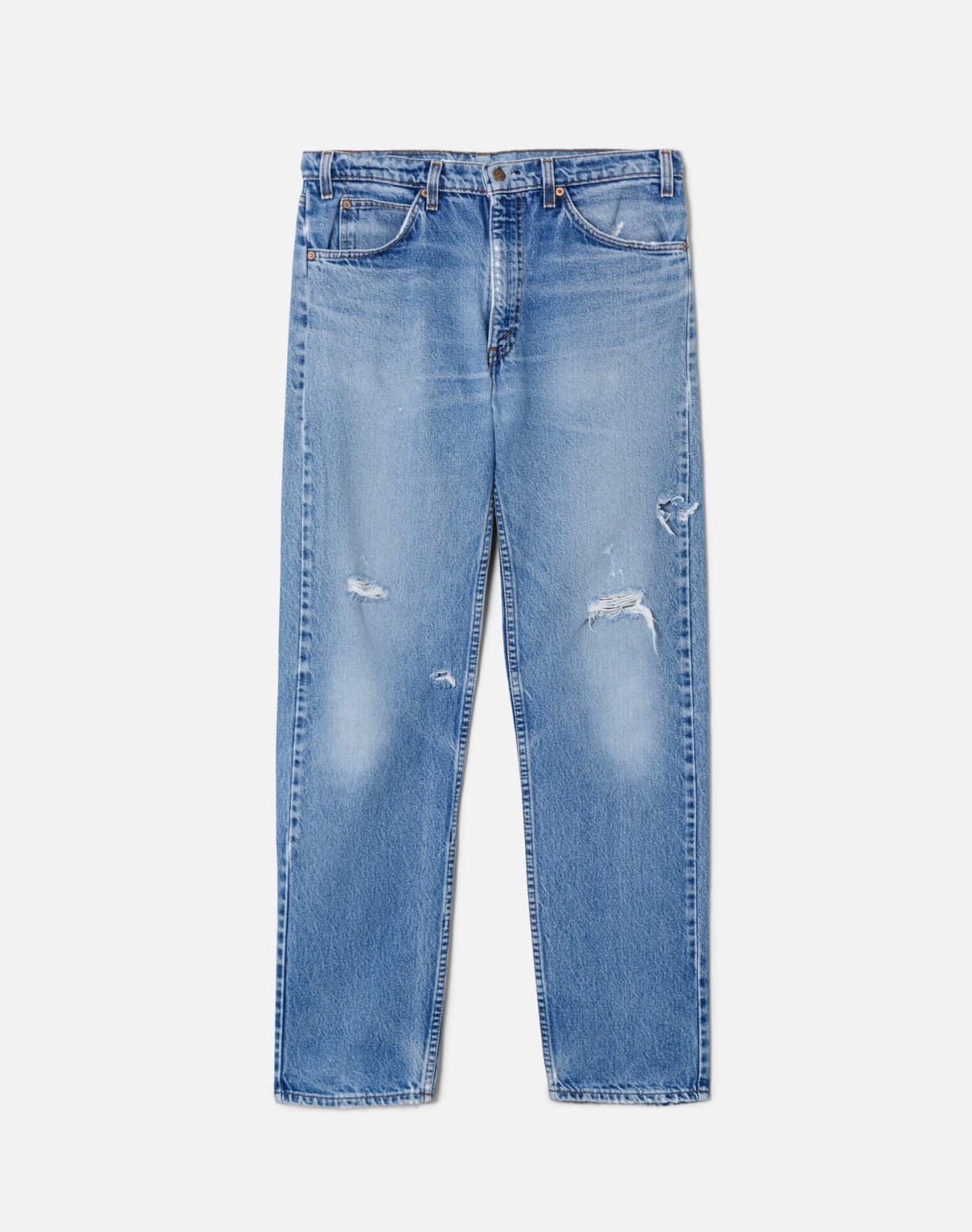 80s Distressed Orange Tab Levi's 505