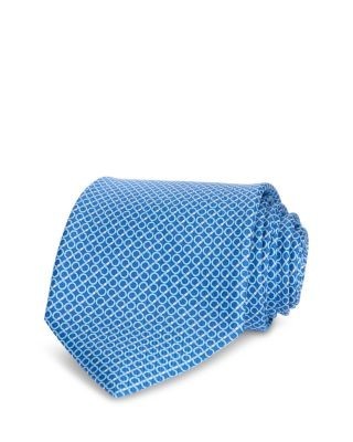 Ferragamo Silk Classic Gancini Chain Tie