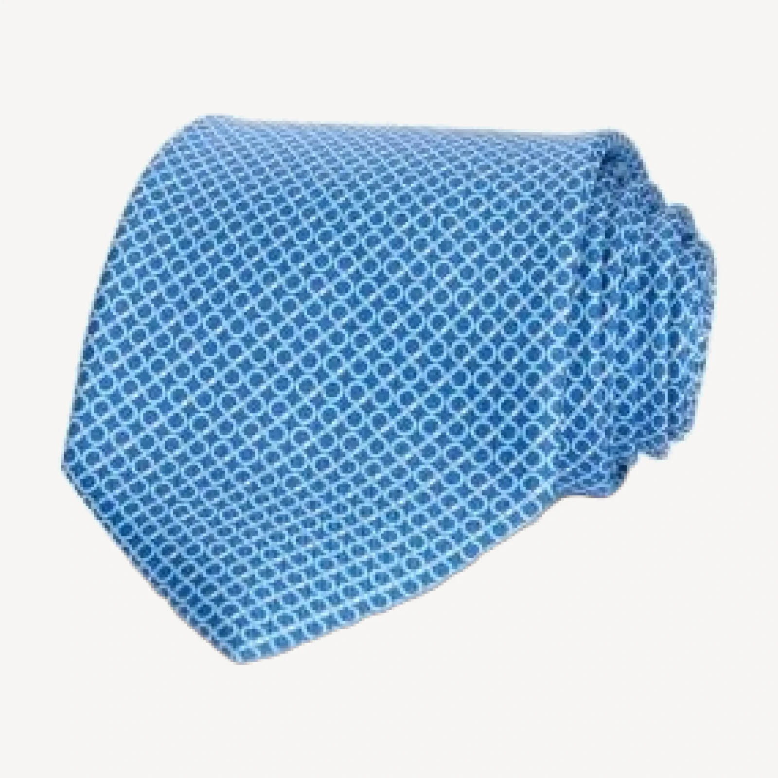 Ferragamo Silk Classic Gancini Chain Tie