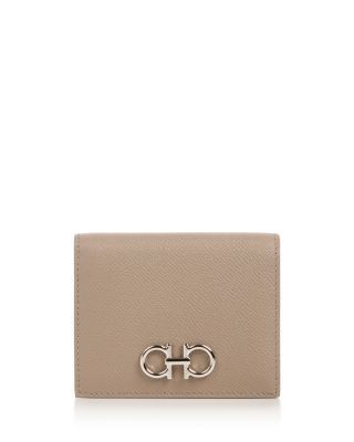 Ferragamo Gancini Compact Leather Bifold Wallet