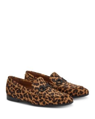 Ferragamo Women's Soldy Calf Hair Loafers