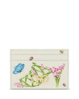 Ferragamo Sunrise Leather Card Holder