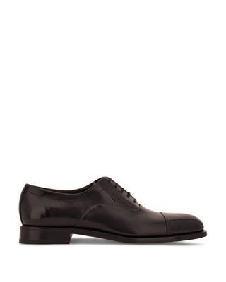 Ferragamo Men's Tramezza Oxford with Toe Cap