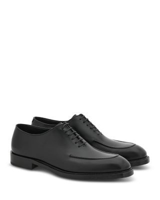Ferragamo Men's Lace Up Leather Oxfords