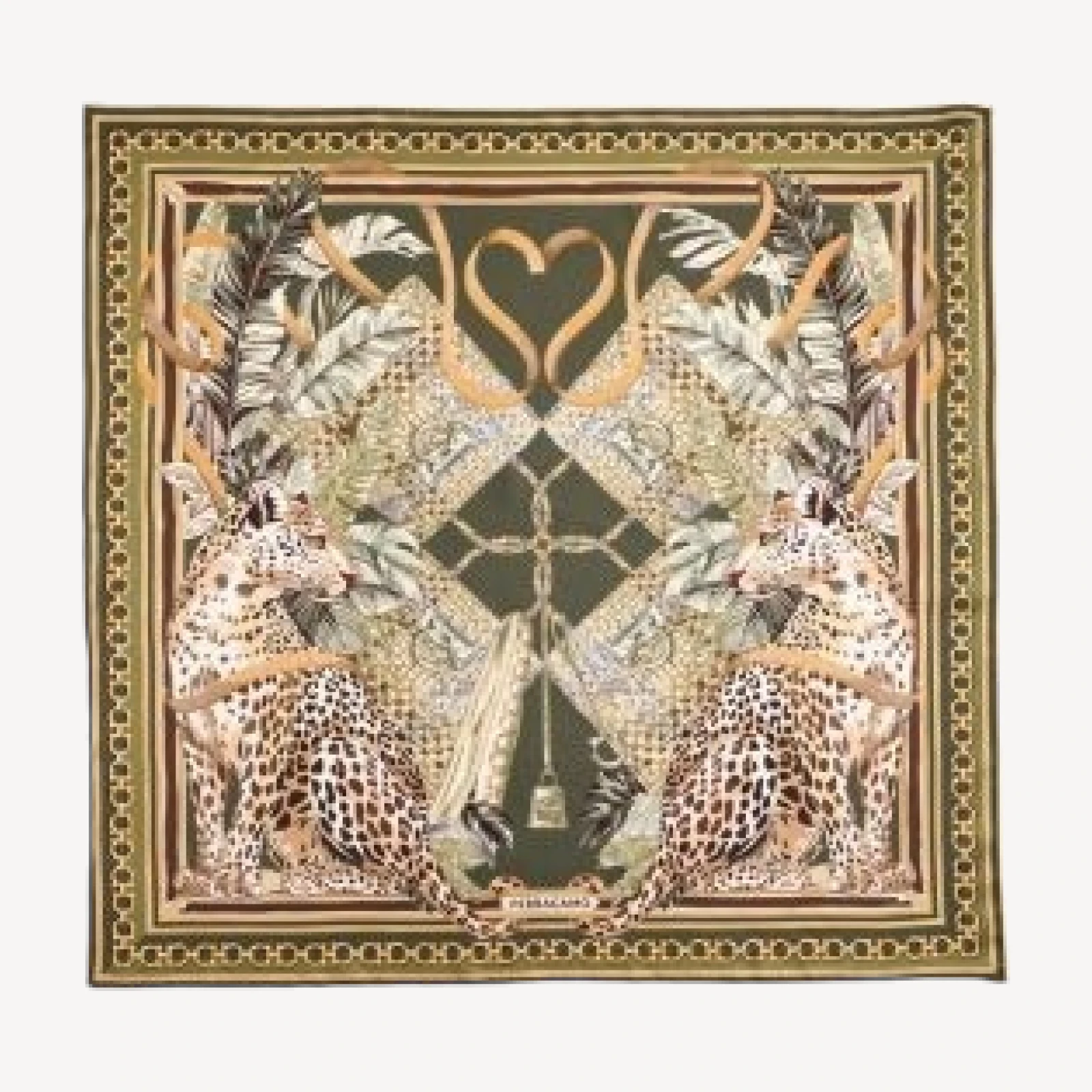 Ferragamo Felindra Gancini Silk Scarf