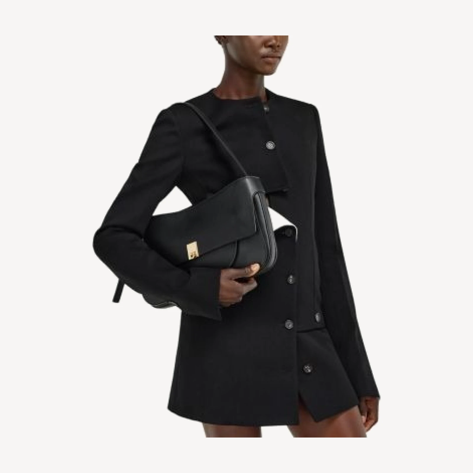 Ferragamo Cara Leather Shoulder Bag