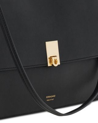 Ferragamo Cara Leather Shoulder Bag