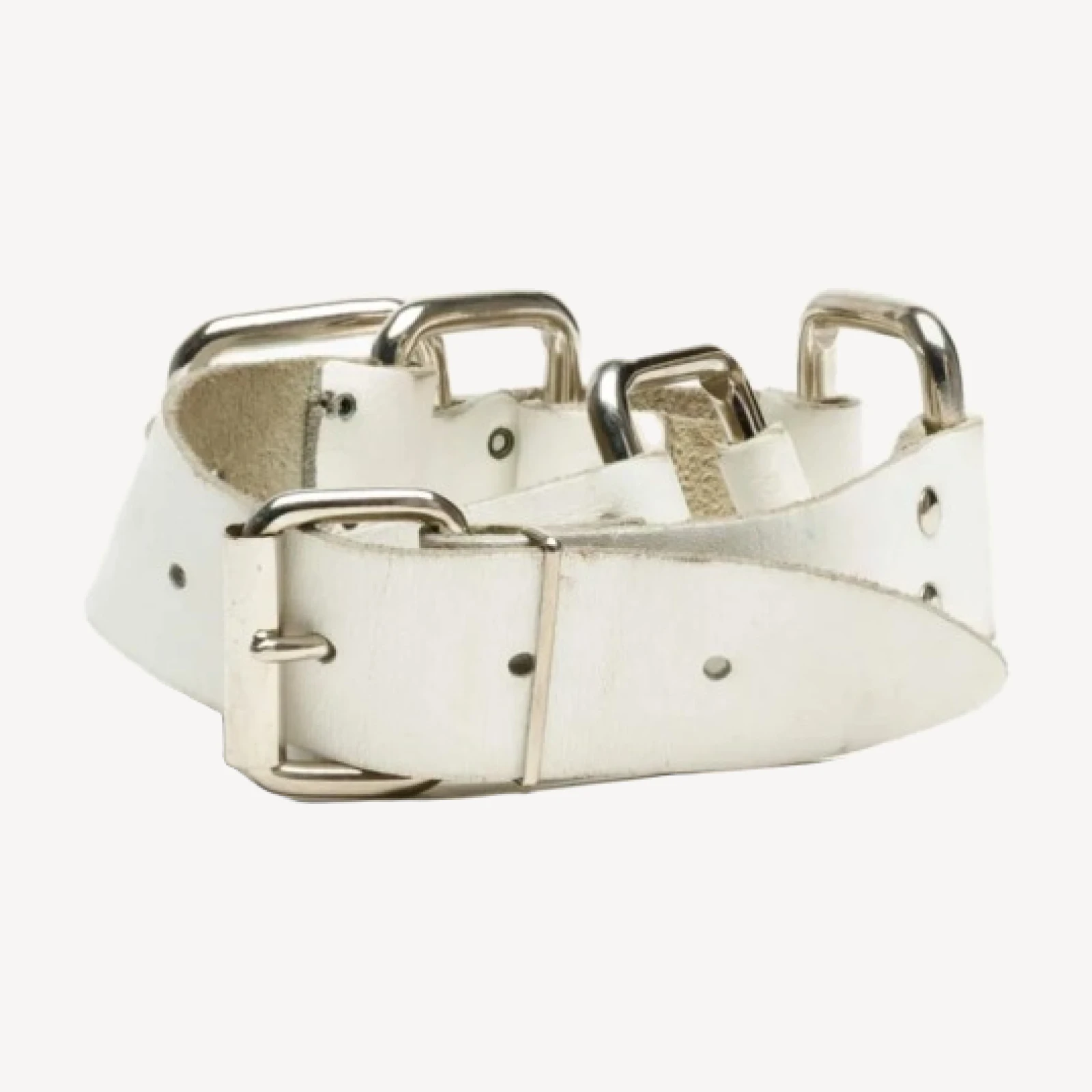 RE/DONE Vintage | 70s White and Silver belt | Vintage Belts