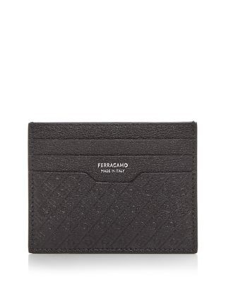 Ferragamo Gancini Leather Card Case