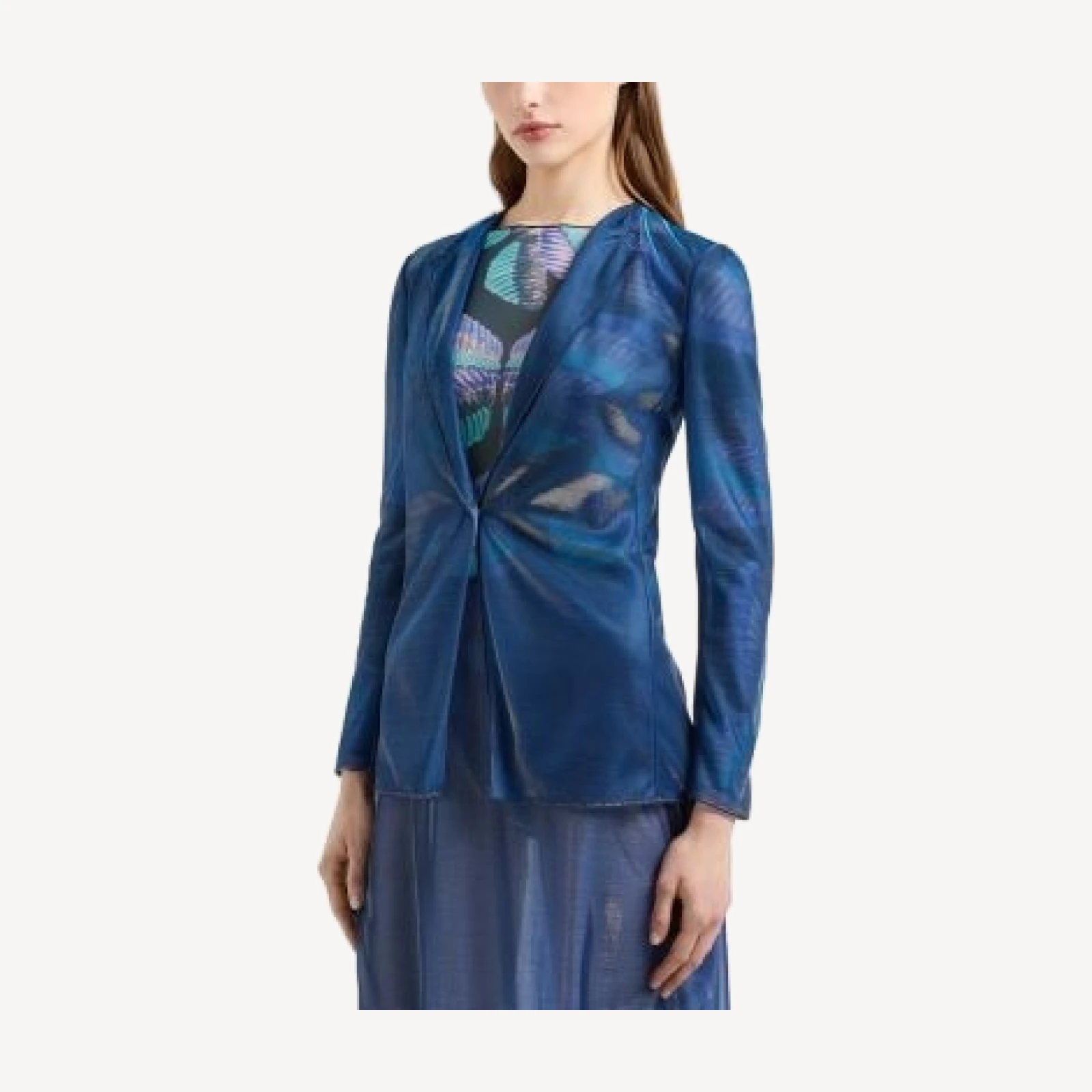 Emporio Armani Iridescent Jersey Blazer
