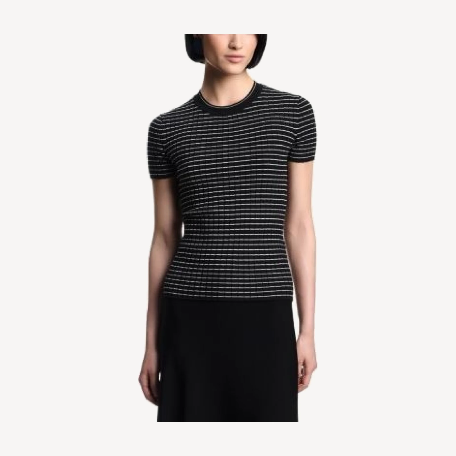 Emporio Armani Ribbed Knit Top