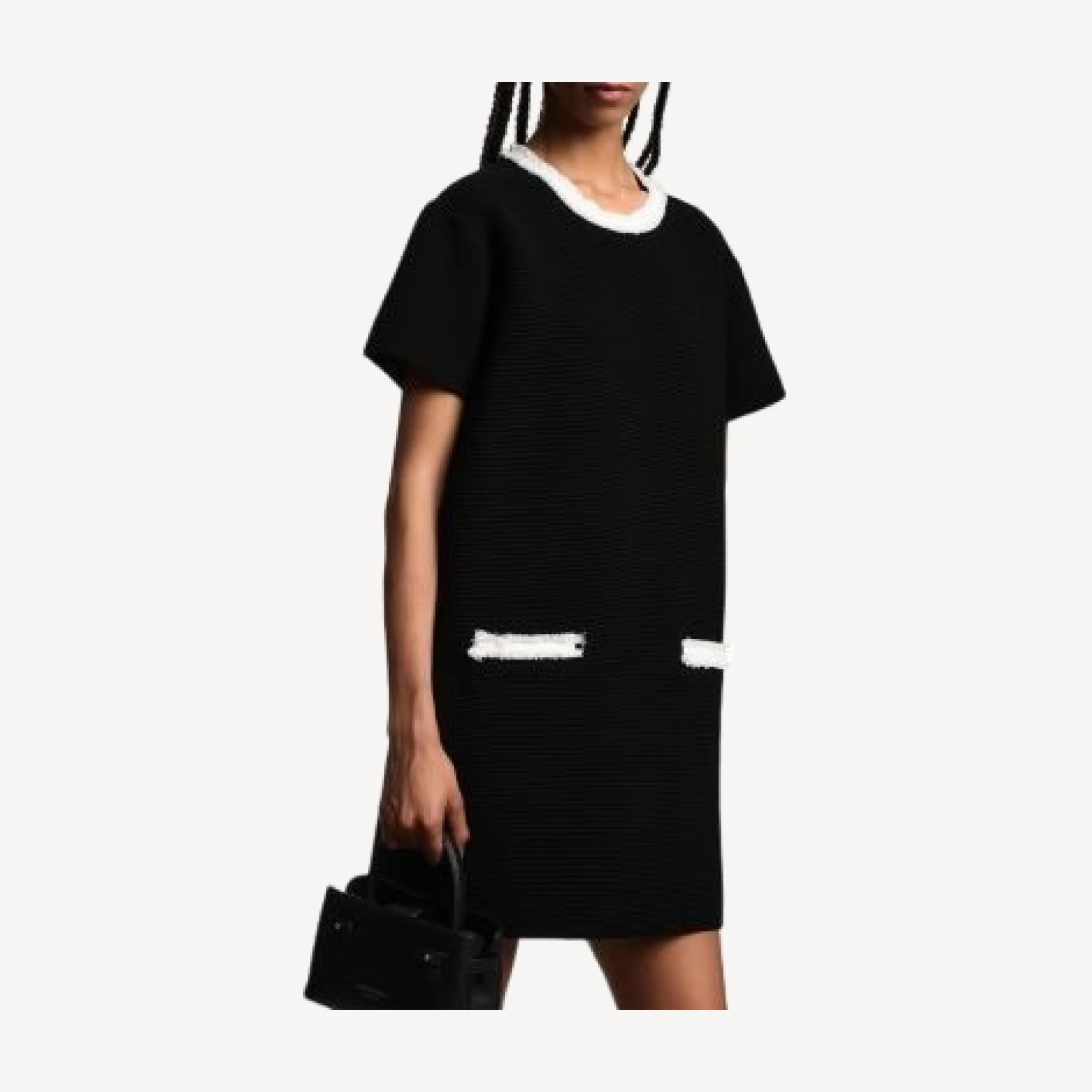 Emporio Armani Ottoman Stitch Knit Dress