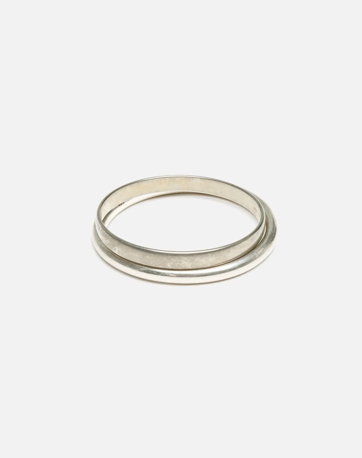 RE/DONE Vintage | 70s Pair of Silver Bangles | Vintage Bracelets