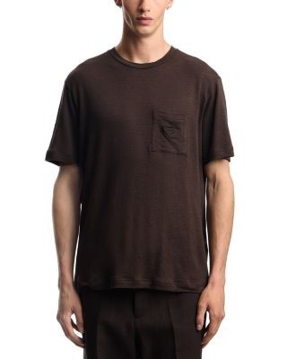 Emporio Armani Regular Fit Pocket Linen Tee