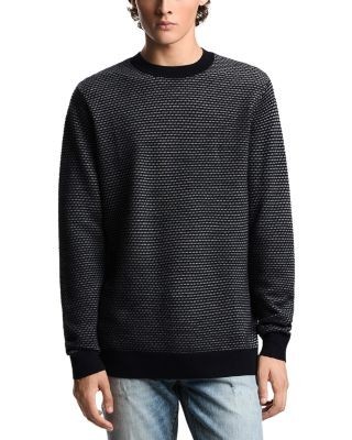 Emporio Armani Virgin Wool Jacquard Sweater