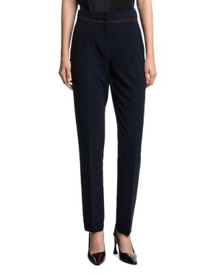 Emporio Armani Satin Striped Pants