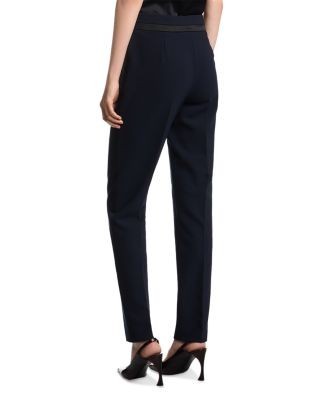 Emporio Armani Satin Striped Pants