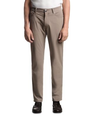 Emporio Armani Regular Fit Pants in Light Brown
