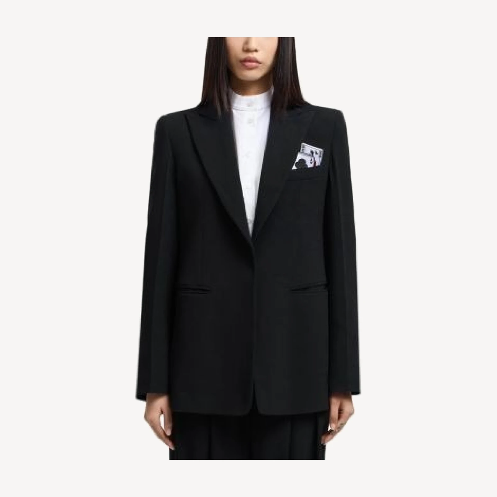 Emporio Armani Enver Satin Blazer