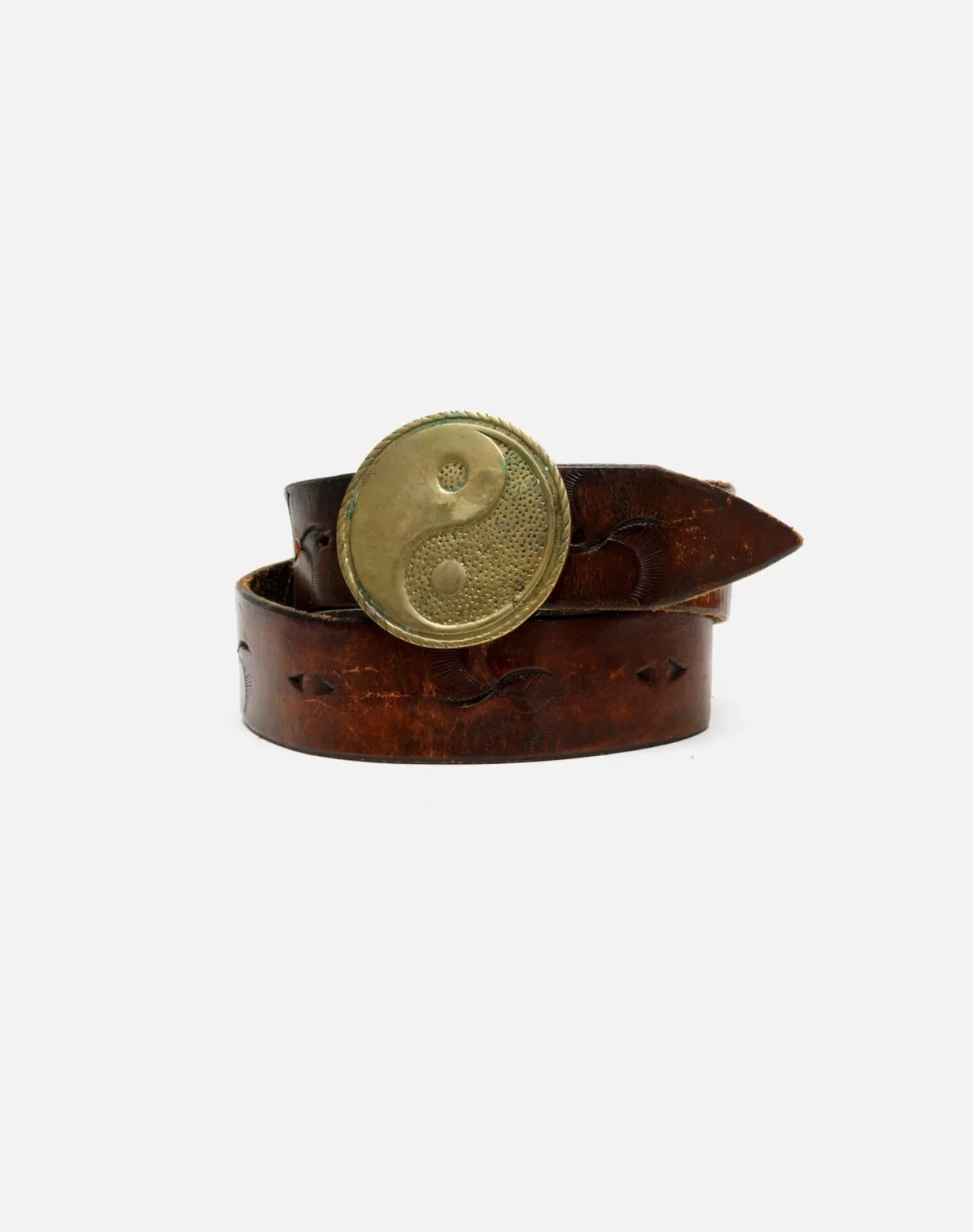 RE/DONE Vintage | 70s Yin Yang Brass Belt | Vintage Belts