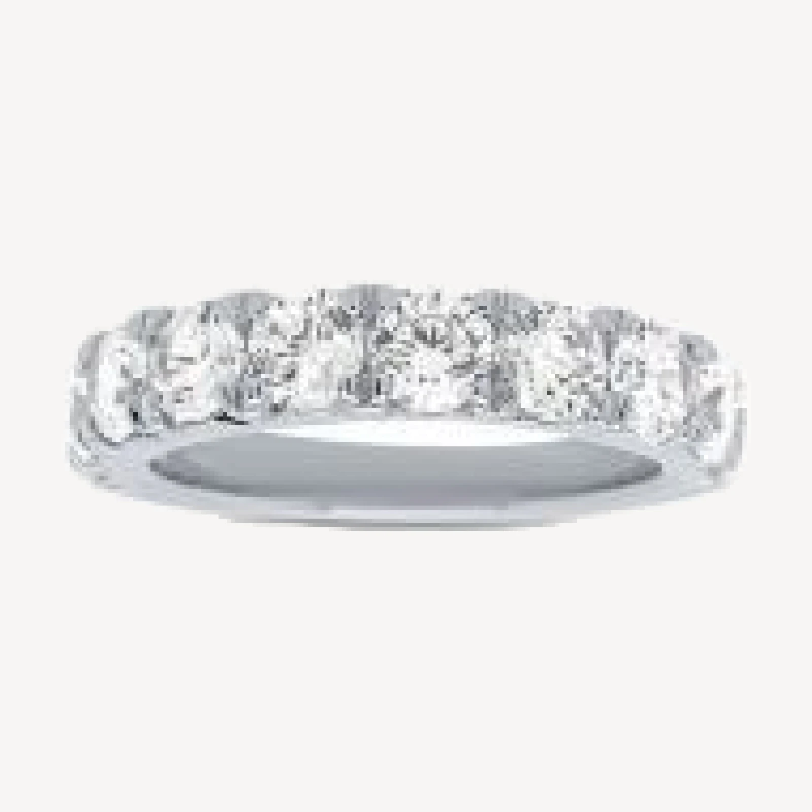 Bloomingdale's Fine Collection Luxe Collection Certified Lab Grown Diamond French Pave Band in 18K White Gold, 0.5 tcw