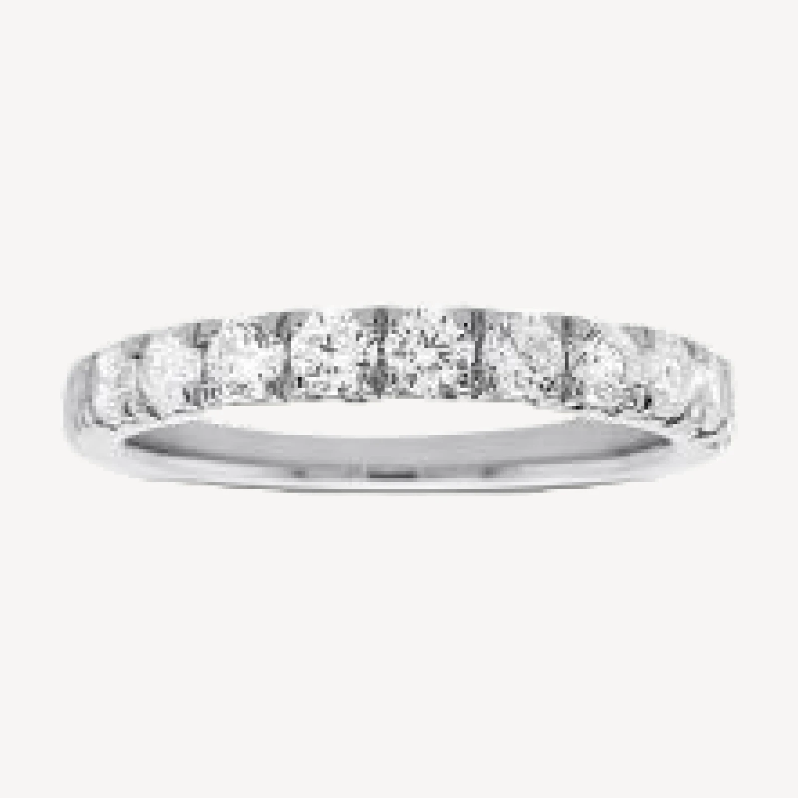 Bloomingdale's Fine Collection Luxe Collection Certified Lab Grown Diamond French Pave Band in 18K White Gold, 0.75 tcw