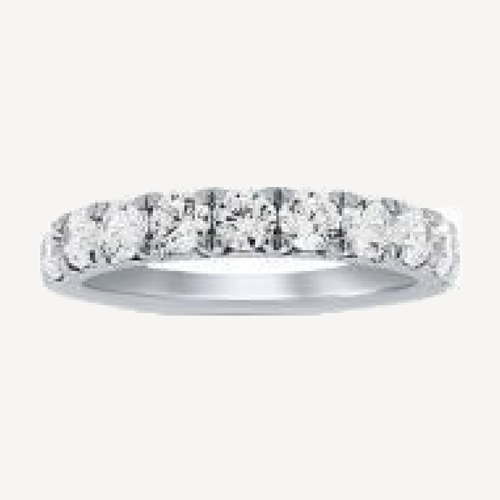 Bloomingdale's Fine Collection Luxe Collection Certified Lab Grown Diamond French Pave Band in 18K White Gold, 1.0 tcw