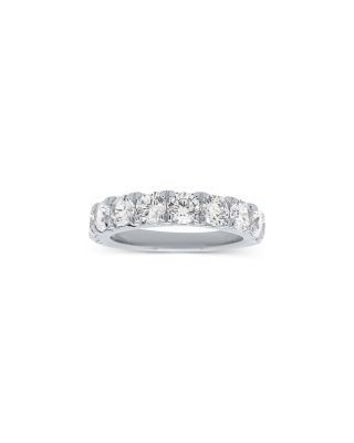 Bloomingdale's Fine Collection Luxe Collection Certified Lab Grown Diamond French Pave Band in 18K White Gold, 2.0 tcw