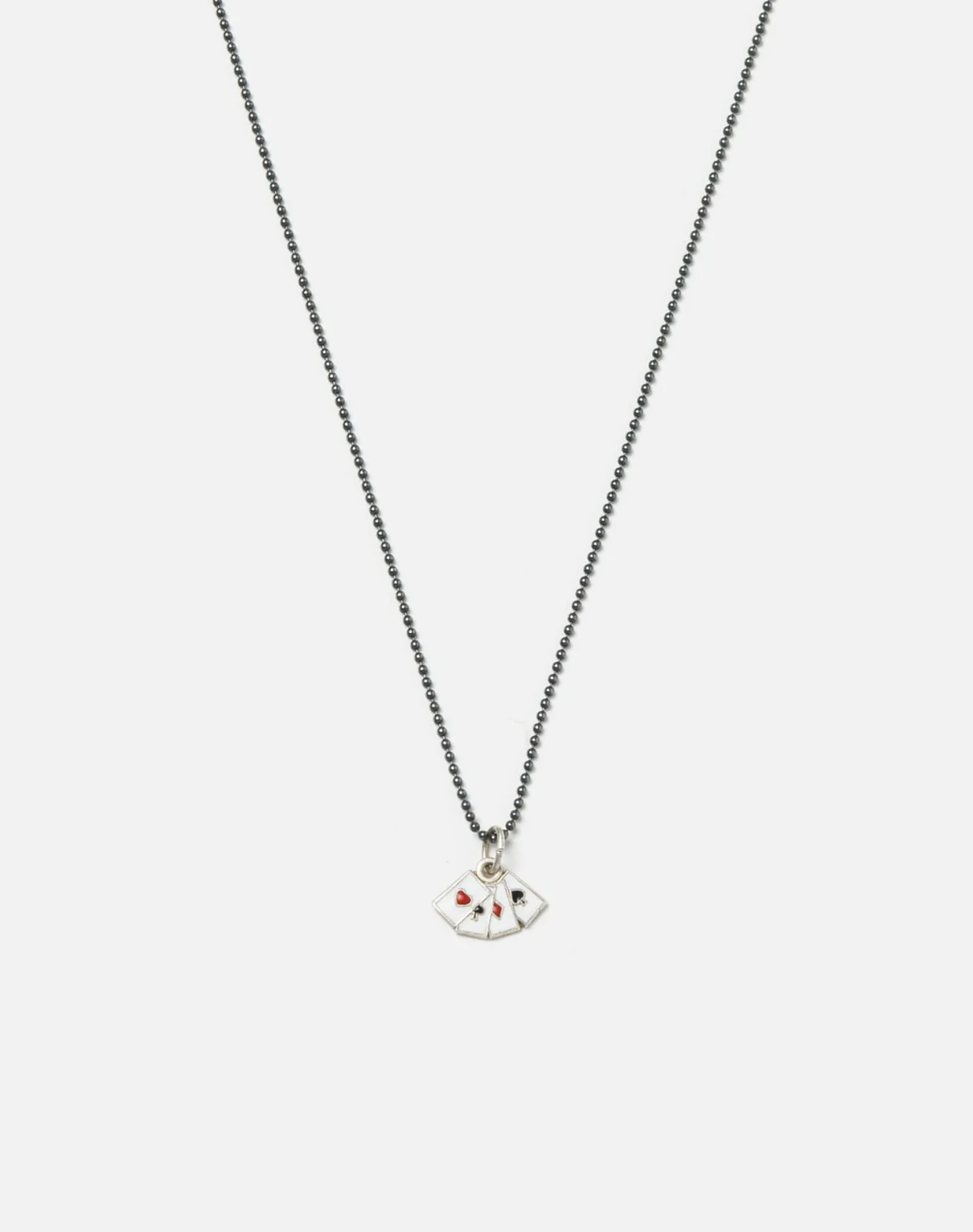 RE/DONE Vintage | 50s Sterling Playing Card Necklace | Vintage Necklaces