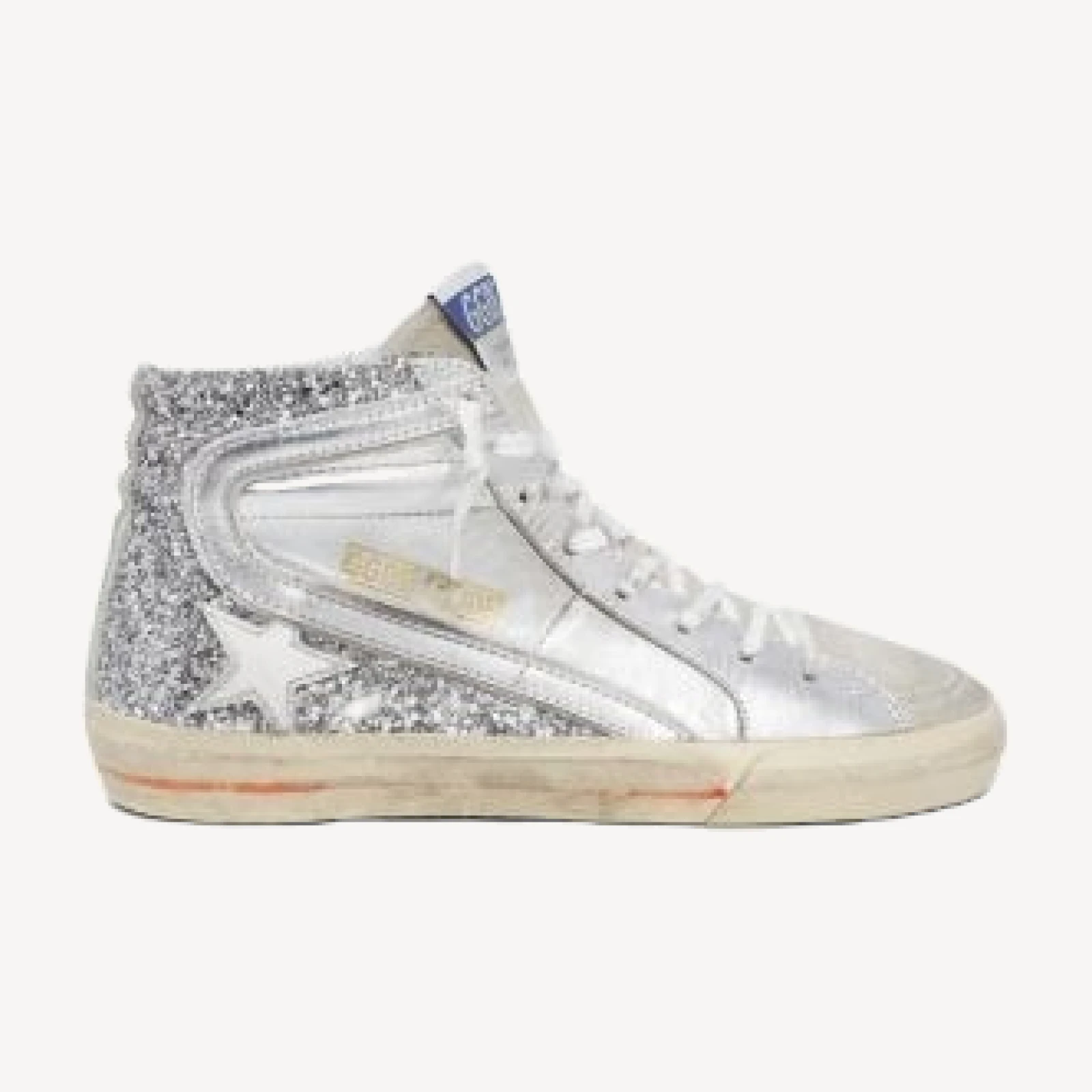 Golden Goose Deluxe Brand Women's Slide Glitter High Top Sneakers