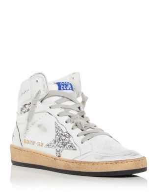 Golden Goose Women's Sky Star High Top Sneakers, photo 7