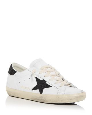 Golden Goose Unisex Super-Star Swarovski Low Top Sneakers