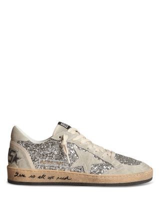 Golden Goose Women's Ball Star Glitter Low Top Sneakers