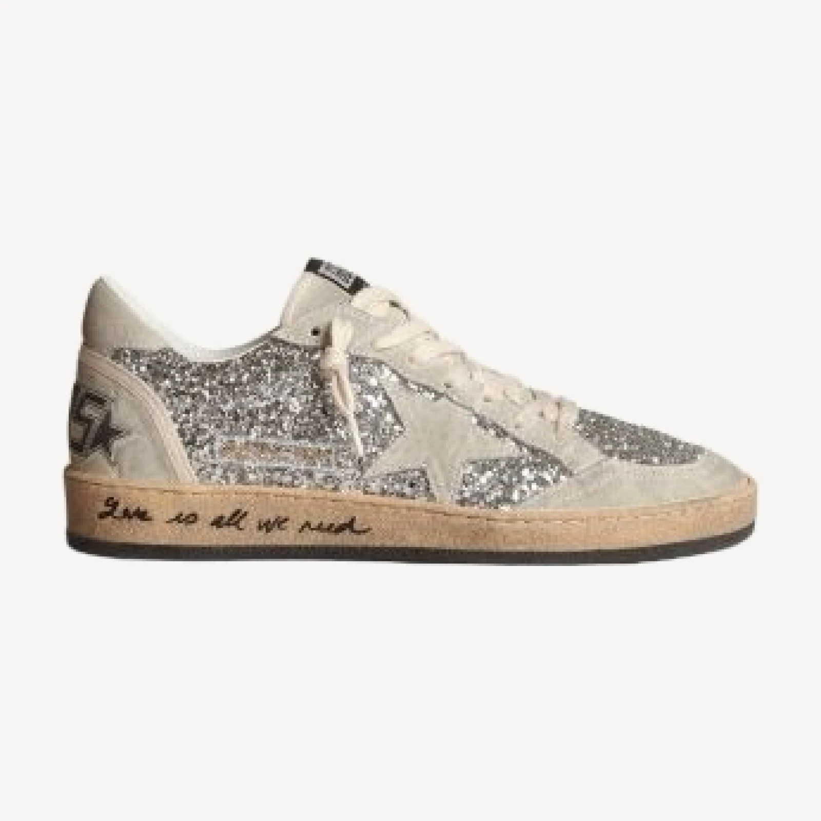 Golden Goose Women's Ball Star Glitter Low Top Sneakers