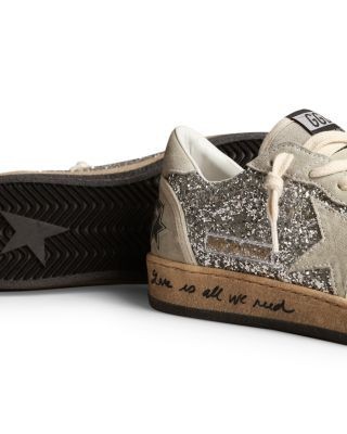 Golden Goose Women's Ball Star Glitter Low Top Sneakers