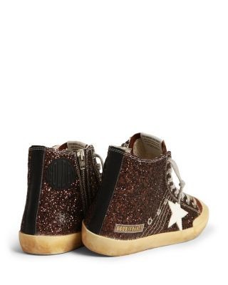 Golden Goose Women's Francy Penstar Glitter High Top Sneakers