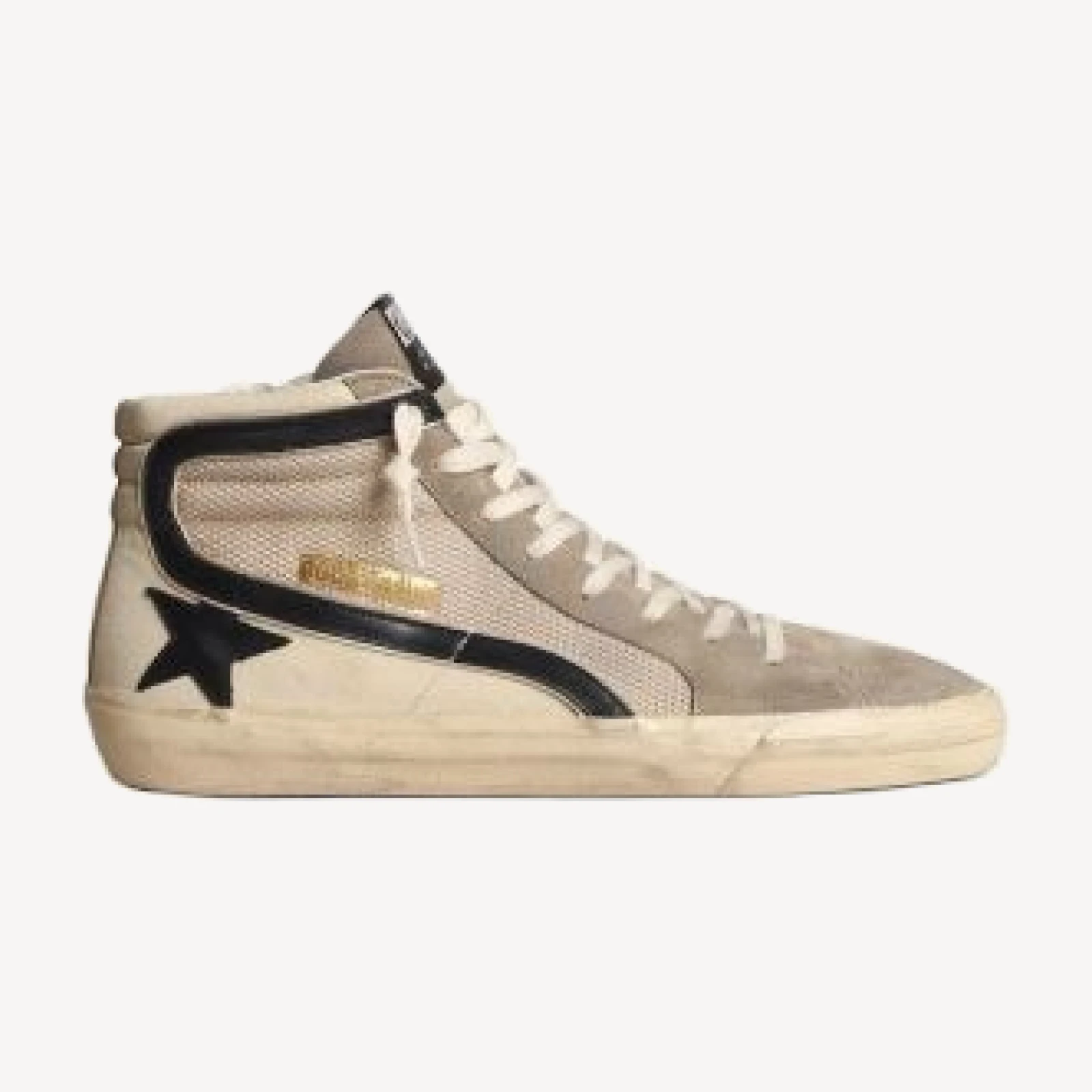 Golden Goose Men's Slide Lace Up High Top Sneakers