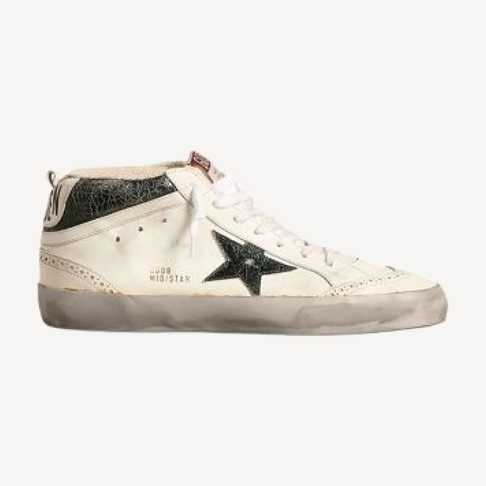Golden Goose Men's Mid Star Lace Up Wingtip Sneakers