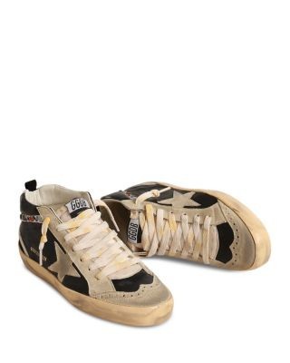 Golden Goose Women's Mid Star Embellished Mid Top Sneakers