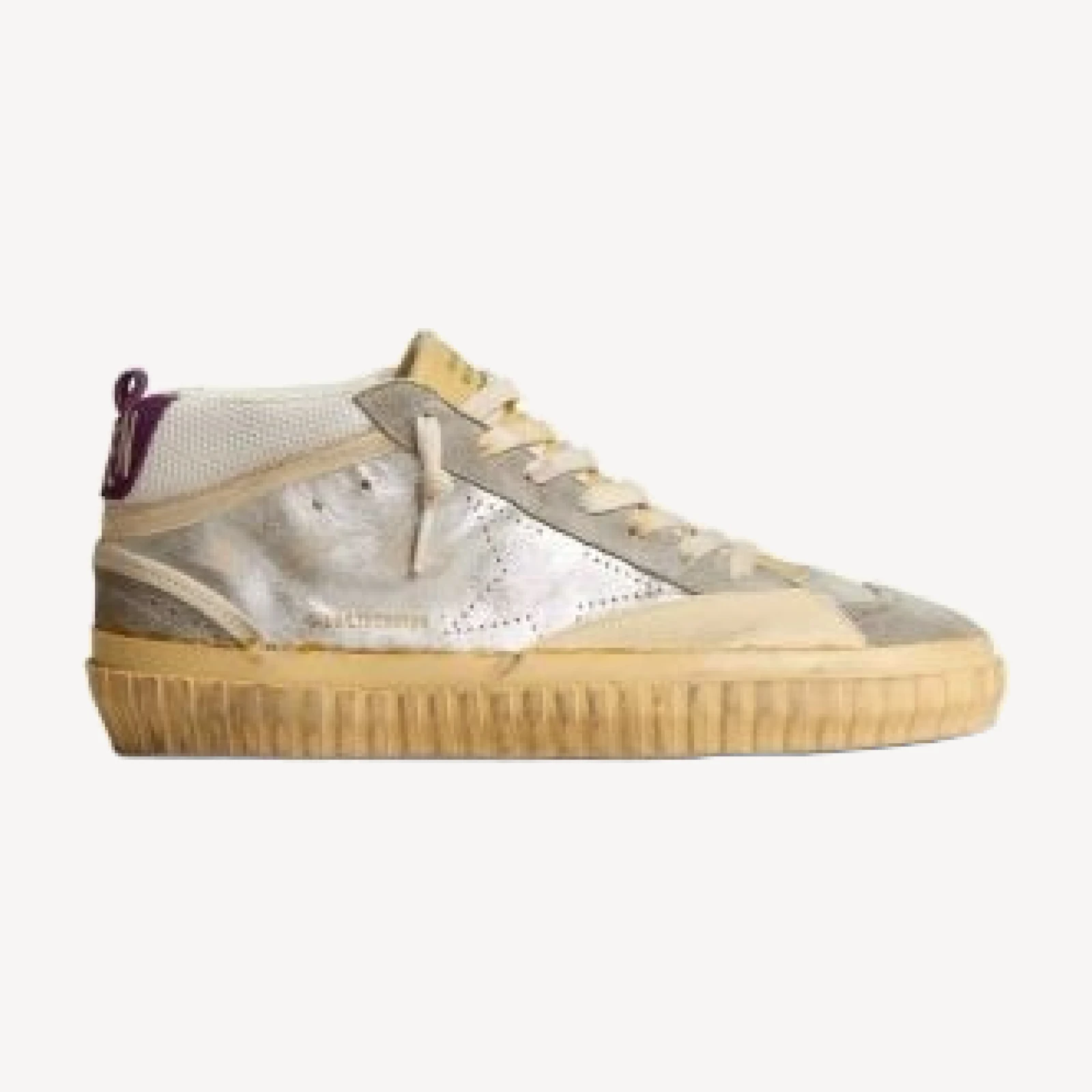 Golden Goose Men's Mid Star Laminated Sneakers