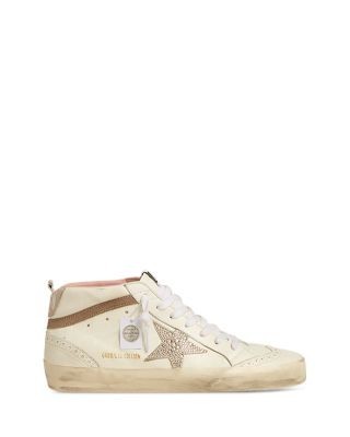 Golden Goose Women's Studded Star Mid Top Sneakers