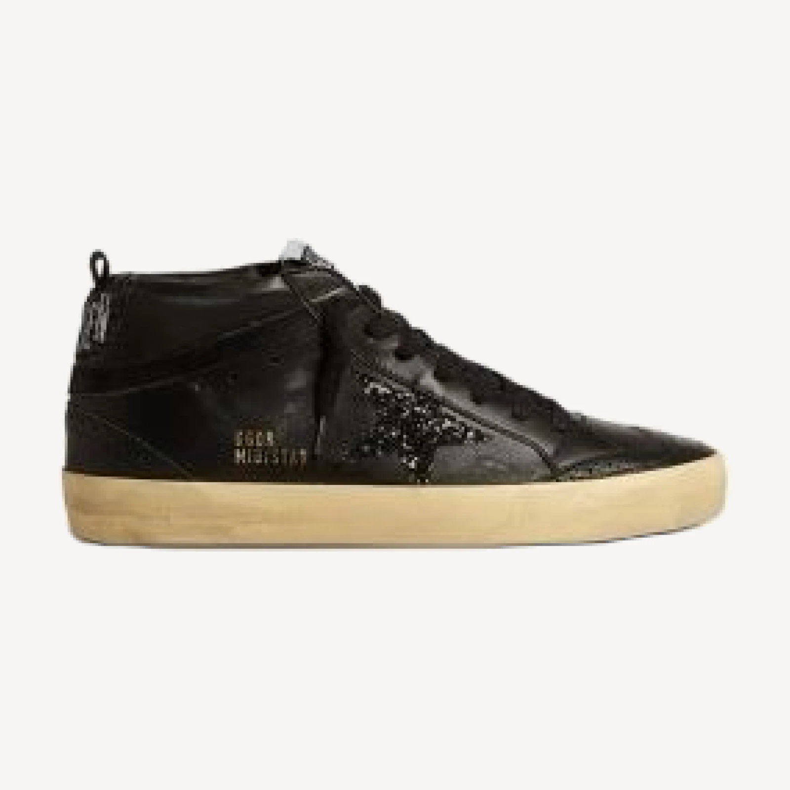 Golden Goose Women's Glitter Star Mid Top Sneakers