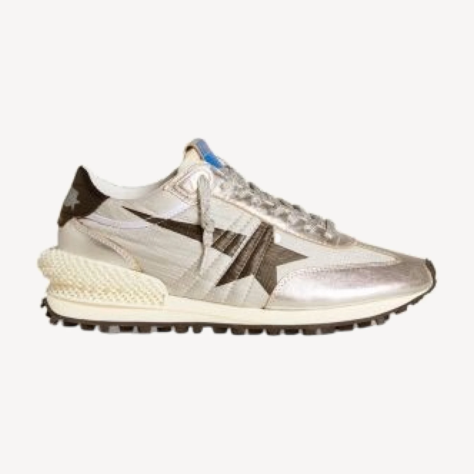 Golden Goose Women's Running Marathon Metallic Star Sneakers