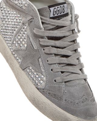 Golden Goose Unisex Mid Star Embellished Mid Top Sneakers