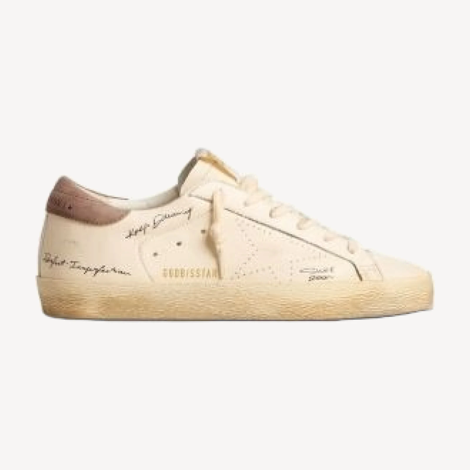 Golden Goose Women's Super Star Almond Toe Doodle Sneakers