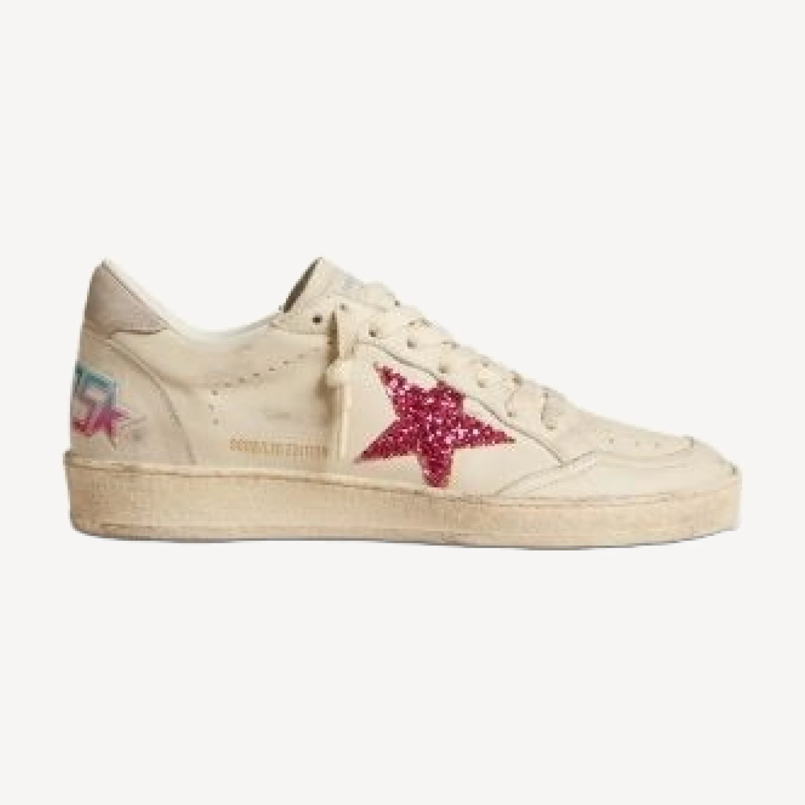 Golden Goose Women's Ballstar Glitter Star Sneakers
