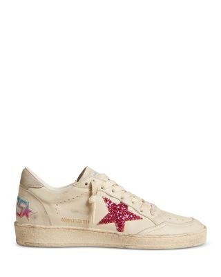 Golden Goose Women's Ballstar Glitter Star Sneakers