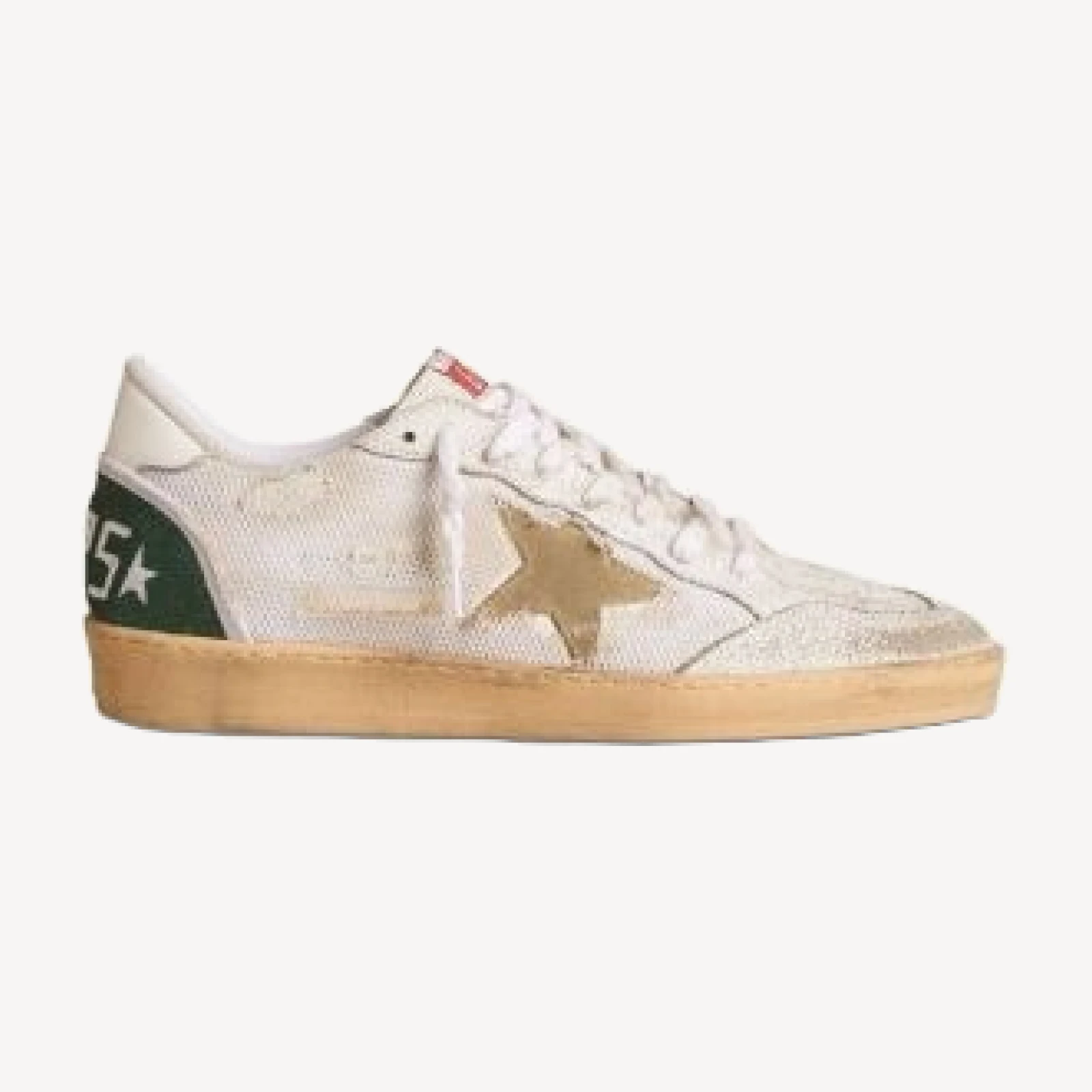 Golden Goose Unisex Ball Star Cracked Suede & Mesh Sneakers