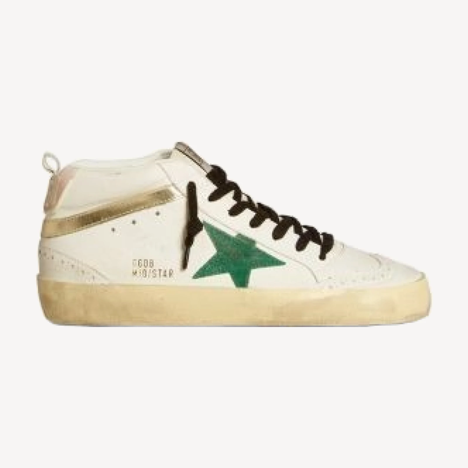 Golden Goose Unisex Mid Star Lace Up Sneakers