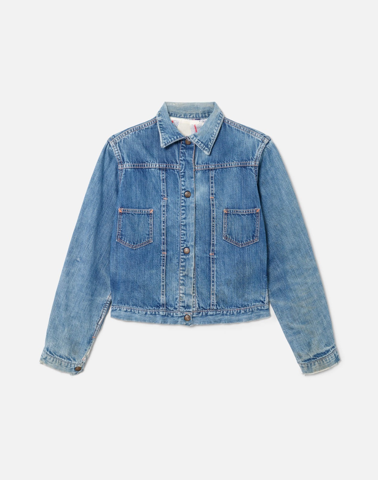 RE/DONE Vintage | 50s Flannel Lined Denim Jacket -#17 | Vintage Jackets